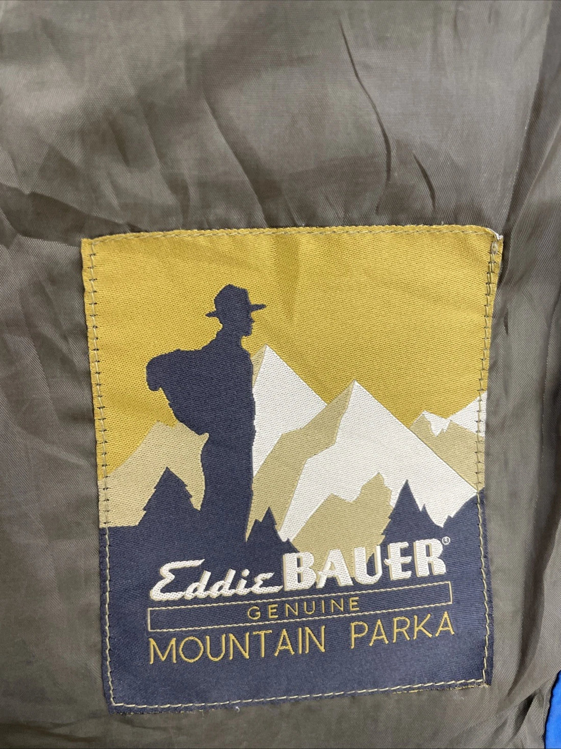 Vintage Eddie Bauer Field Light Jacket Size Large Blue