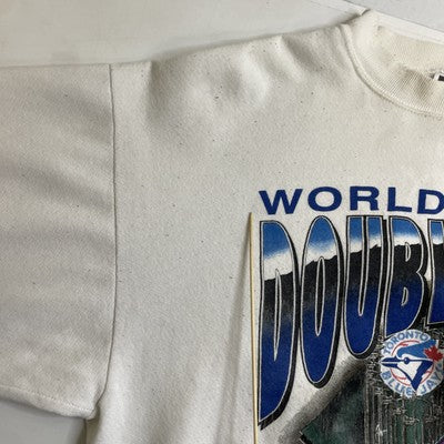 Vintage Toronto Blue Jays World Series Double Play Sweatshirt XL 1993 90s MLB