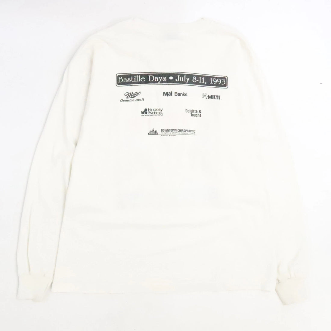 Vintage Storm The Bastille Milwaukee Walk/Run Long Sleeve T-Shirt XL 1993 90s
