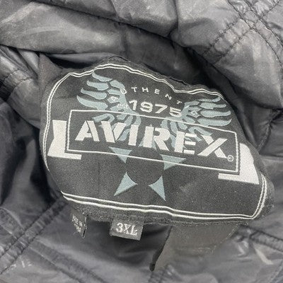 Vintage Avirex Leather Wool Varsity Jacket Size 3XL Y2K