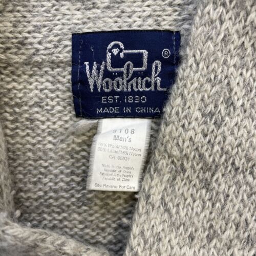 Vintage Woolrich Reindeer Fair Isle Wool Sweater Size XL