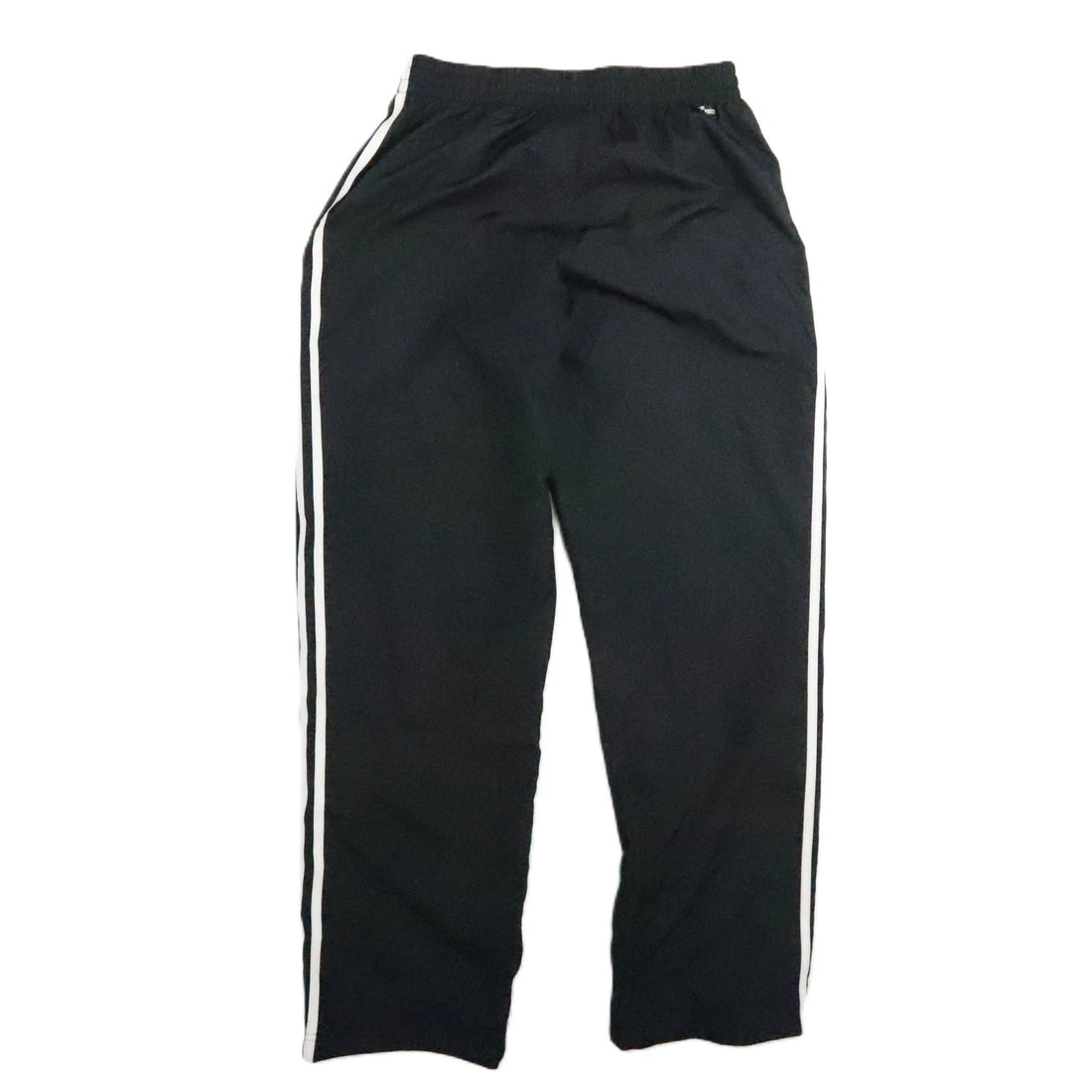 Adidas Nylon Track Pants Size Small Black Striped