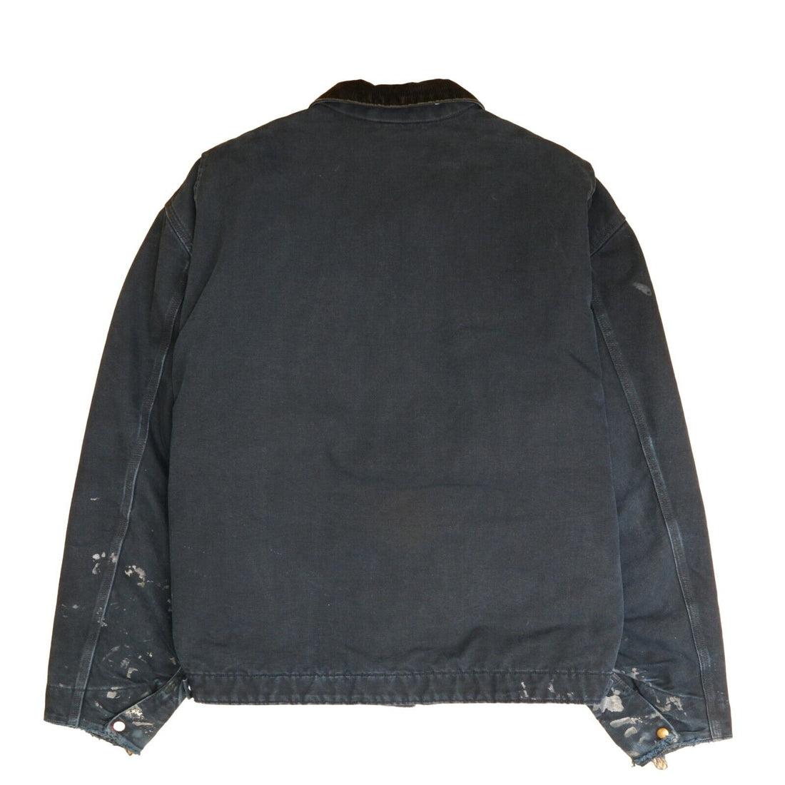 Vintage Carhartt Canvas Detroit Work Jacket Size 3XL Black Blanket Lined J001