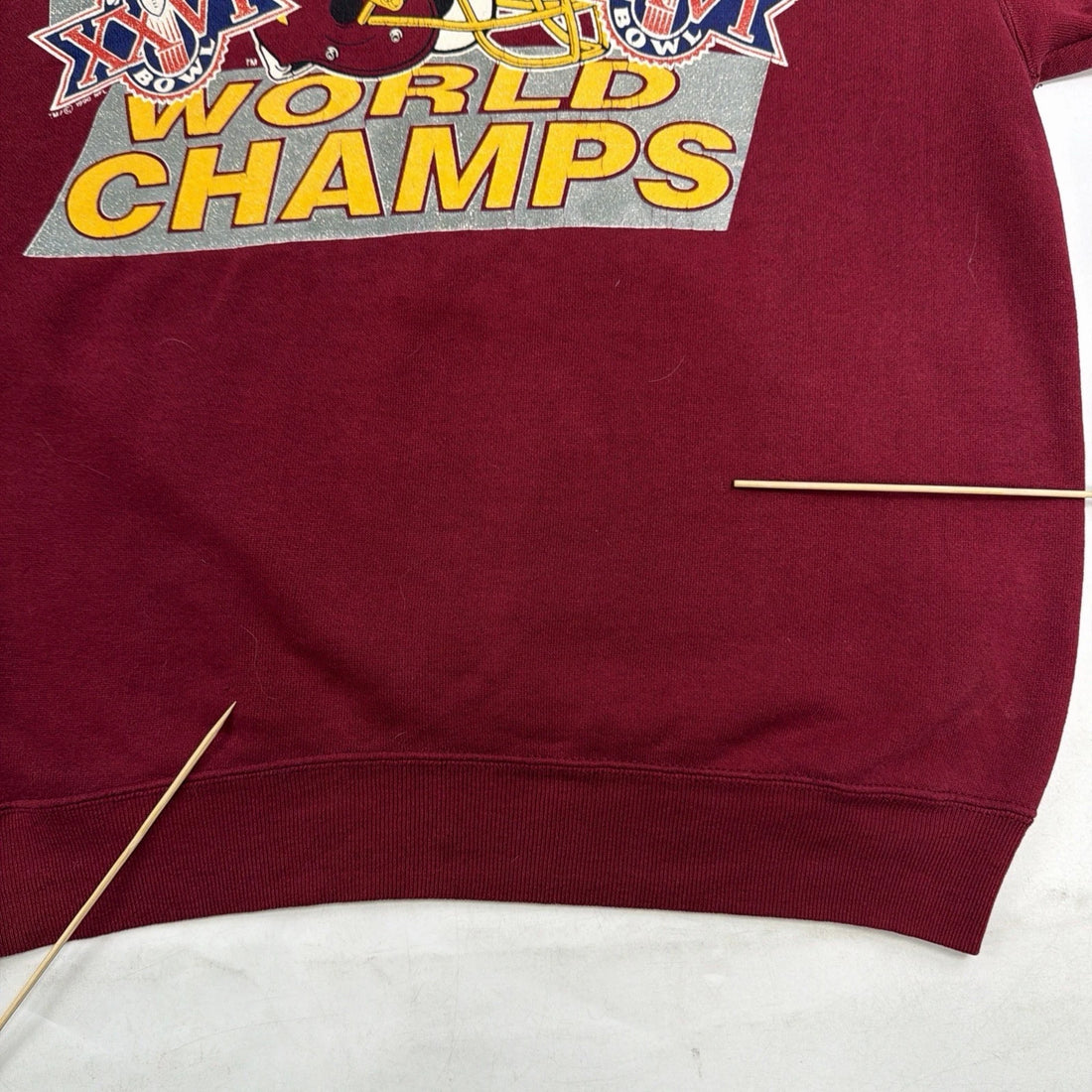 Vintage Washington Redskins Super Bowl XXVI Champions Sweatshirt Large 90s NFL