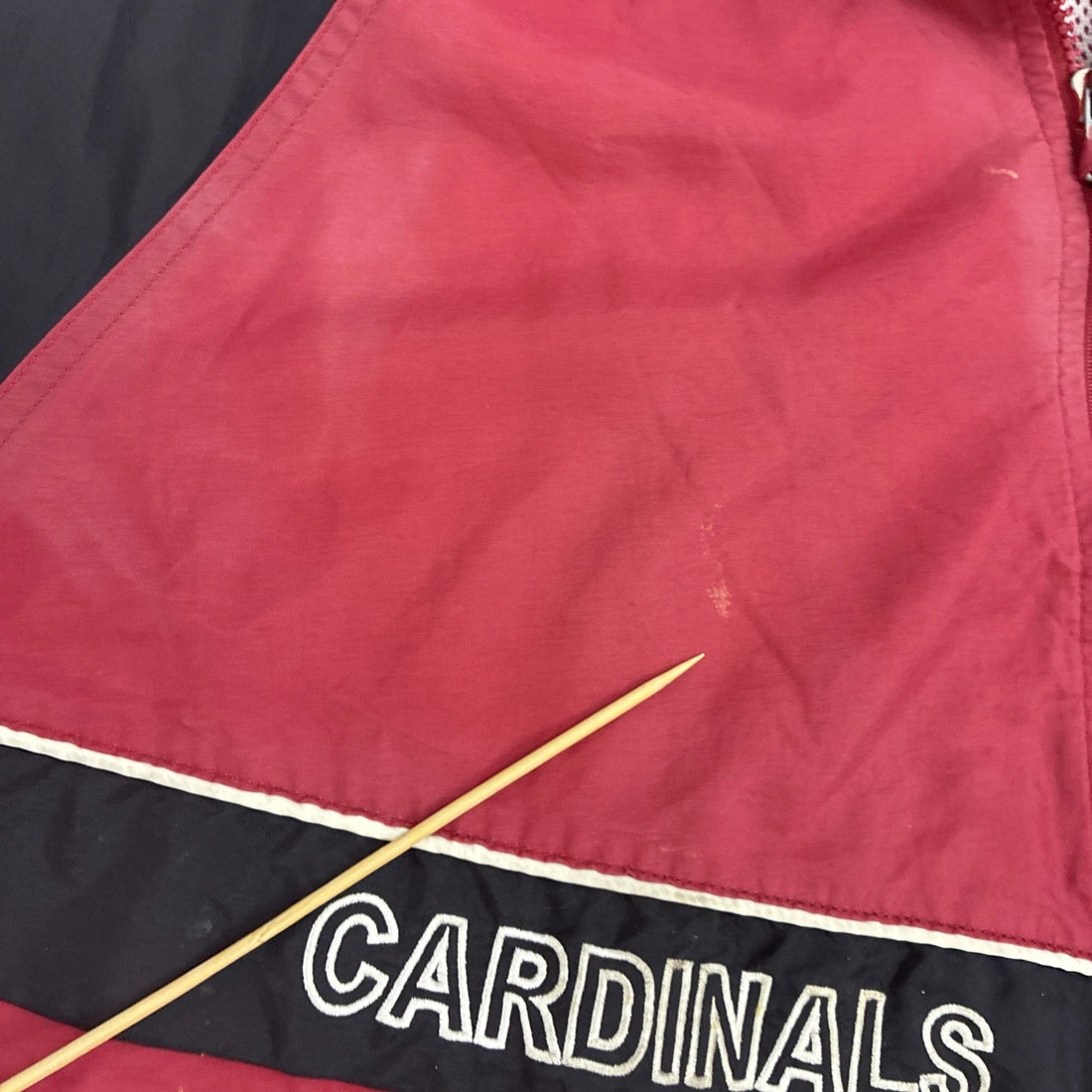 Vintage Arizona Cardinals Logo Athletic Windbreaker Light Jacket Size 2XL NFL
