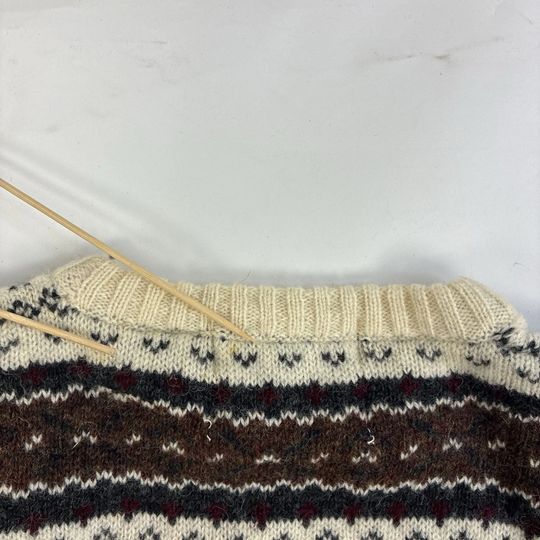 Vintage Wm. H. Leishman Wool Crewneck Sweater Size Small