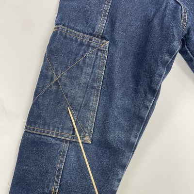 Wrangler Denim Chore Coat Work Jacket Size 2XL Sherpa Lined