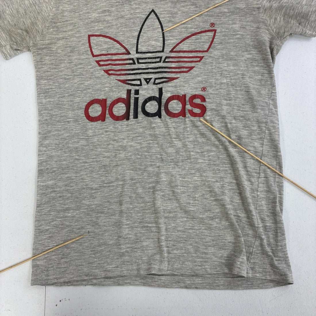 Vintage Adidas Trefoil T-Shirt Size Medium 80s 90s