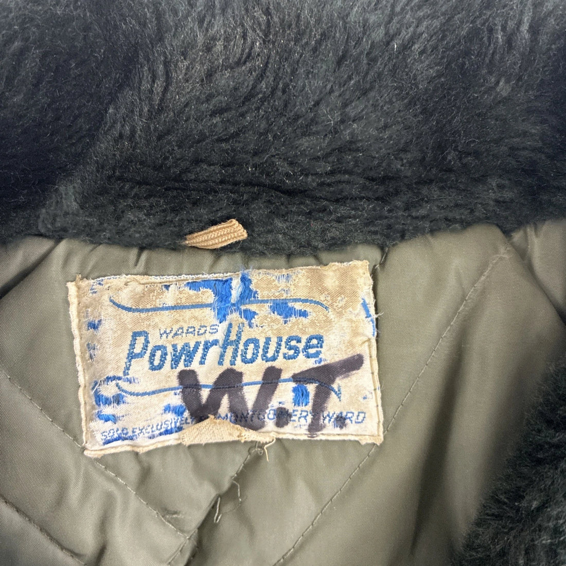Montgomery Ward Powrhouse Flight Bomber Jacket Size Large