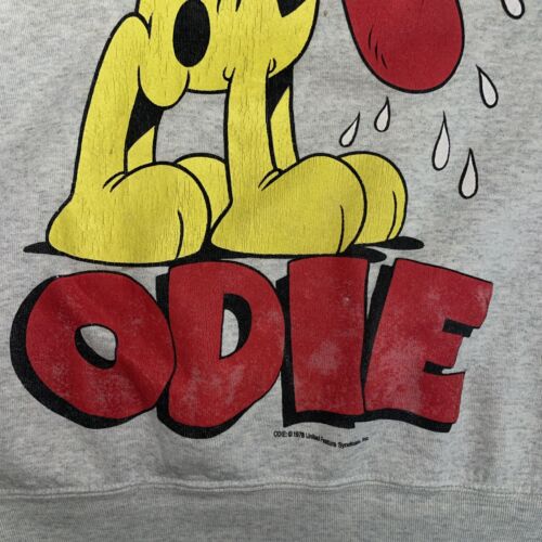 Vintage Odie Garfield Crewneck Sweatshirt Size One Size Cartoon