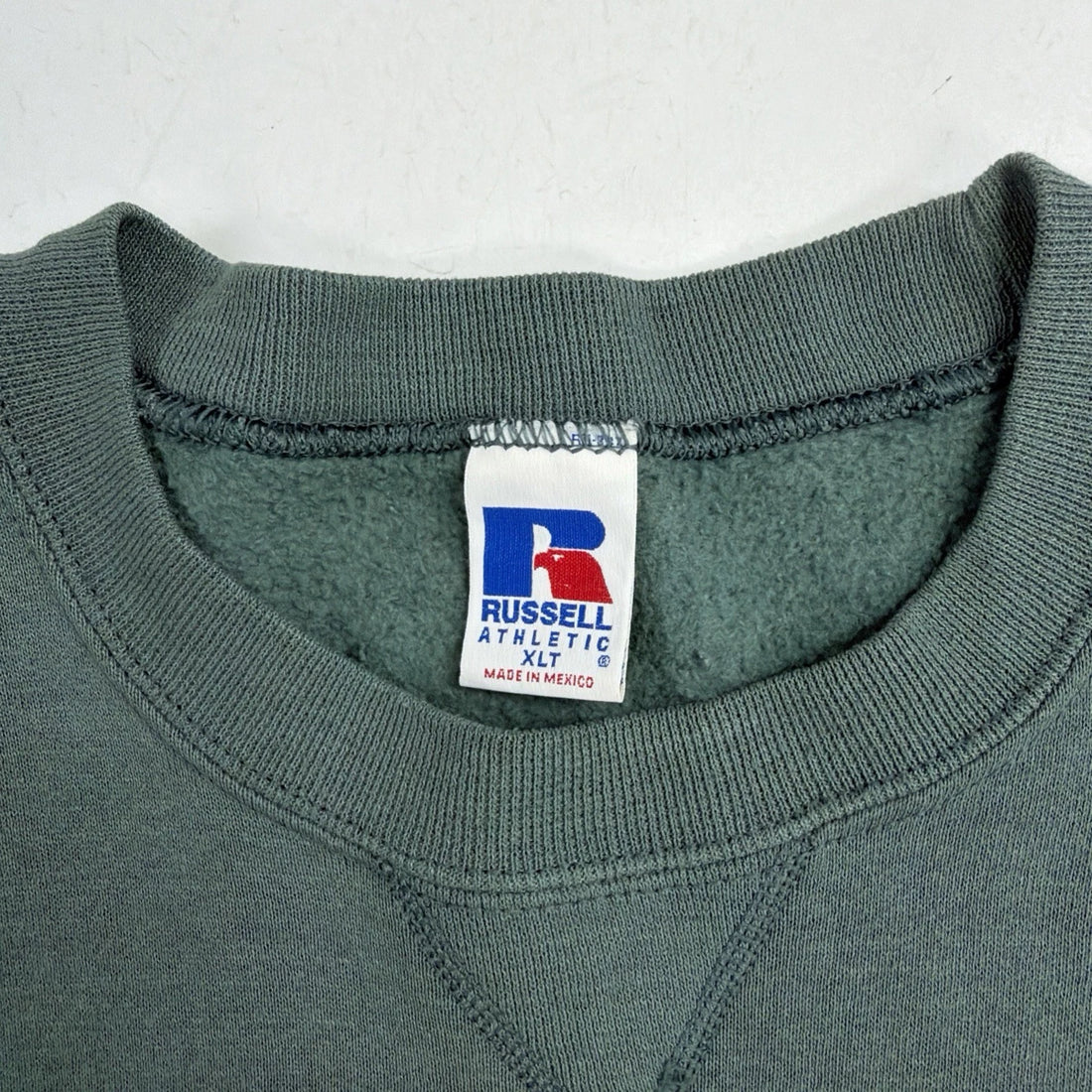 Vintage Russell Athletic Crewneck Sweatshirt Size XL Tall Green