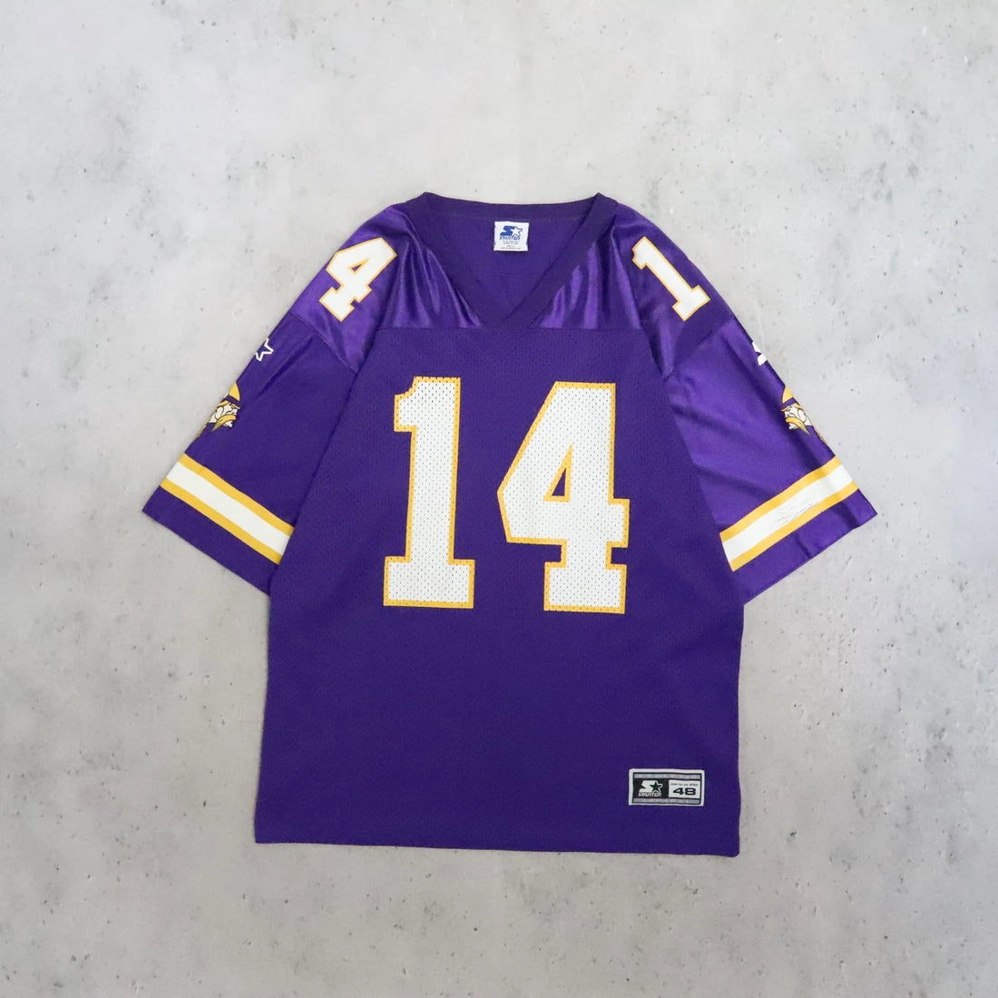 Vintage Minnesota Vikings Brad Johnson Starter Jersey Size 48 NFL