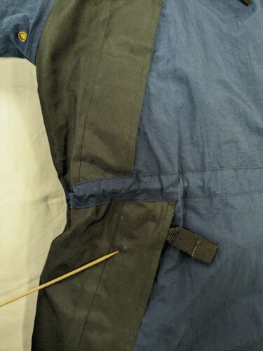 Vintage Tommy Hilfiger Coat Jacket Size Medium Blue Fleece Lined