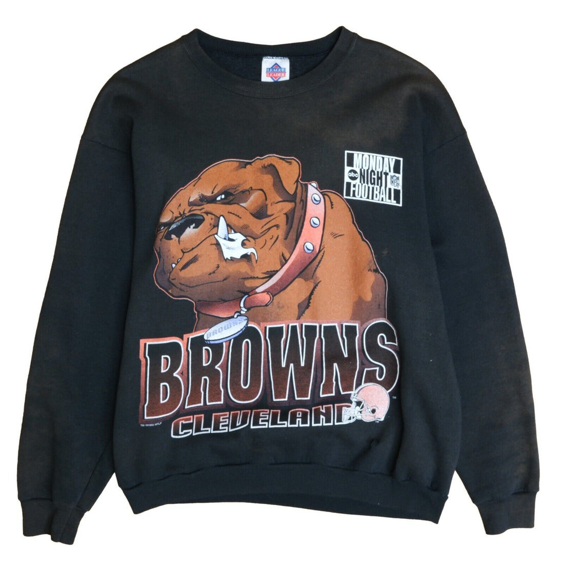 Vintage Cleveland Browns Monday Night Football Sweatshirt Crewneck XL 90s NFL