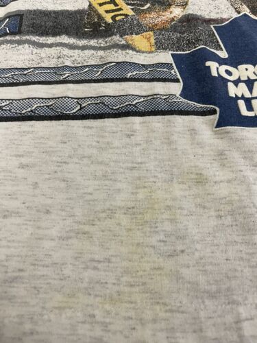 Vintage Toronto Maple Leafs Goalie T-Shirt Size Large 90s NHL