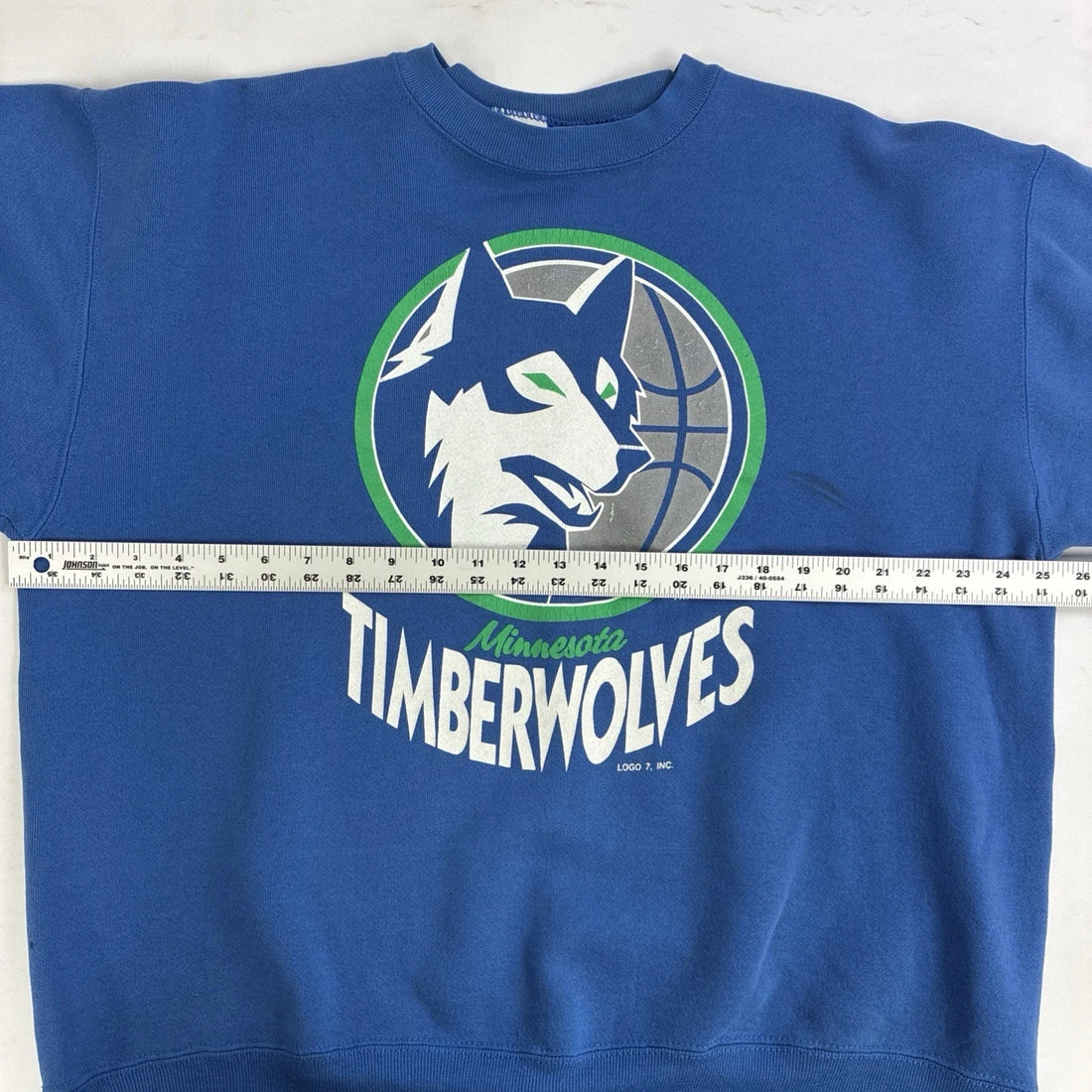 Minnesota Timberwolves Logo 7 Crewneck Sweatshirt Size XL NBA