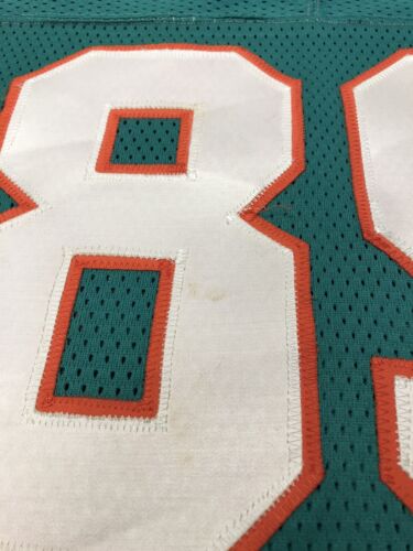 Vintage Miami Dolphins Nat Moore Ravens Jersey Size XS Teal 90s NFL