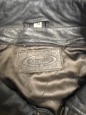Vintage Air Hog 10 Year Anniversary Leather Flight Bomber Jacket Size XL