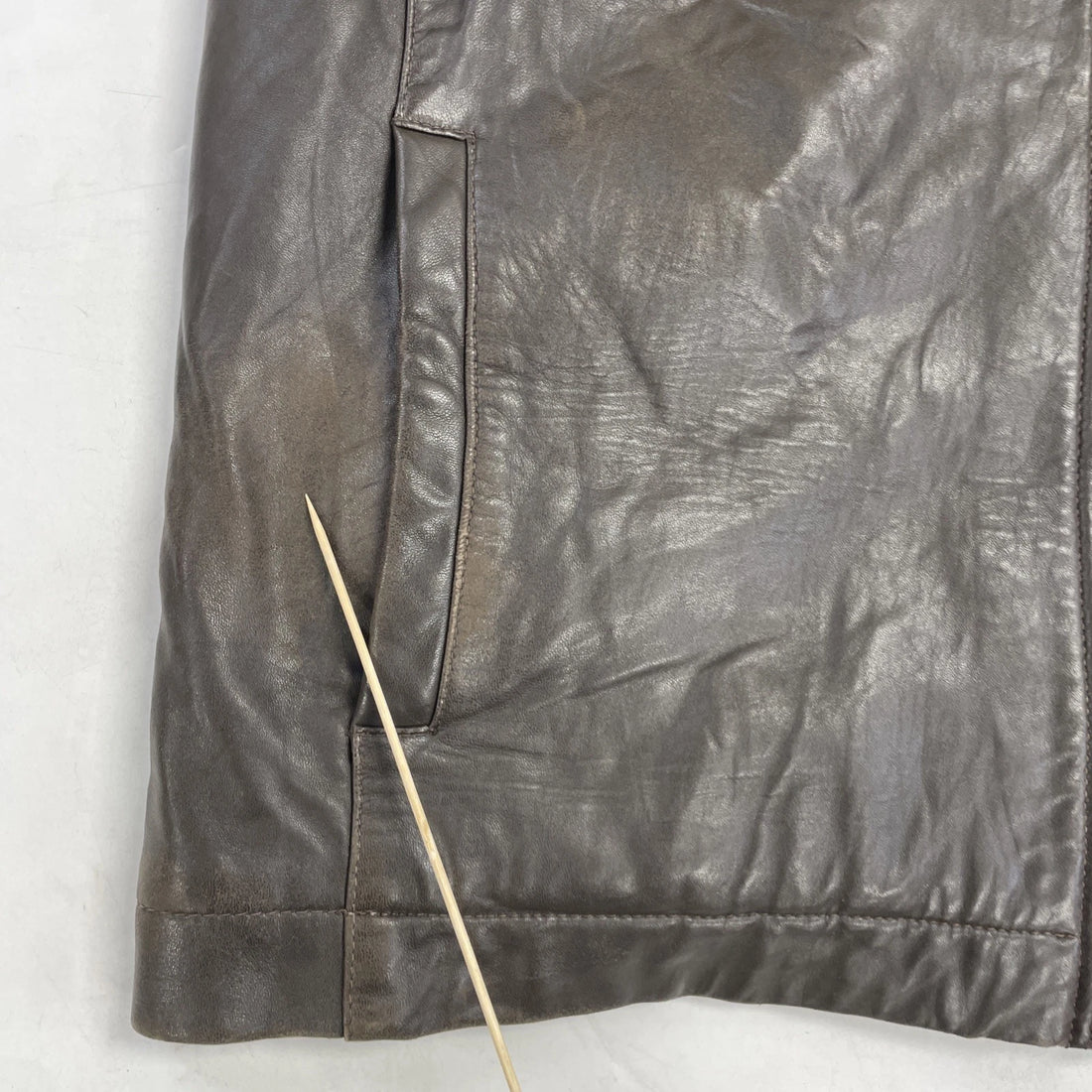 Claiborne Lambskin Leather Coat Jacket Size Large