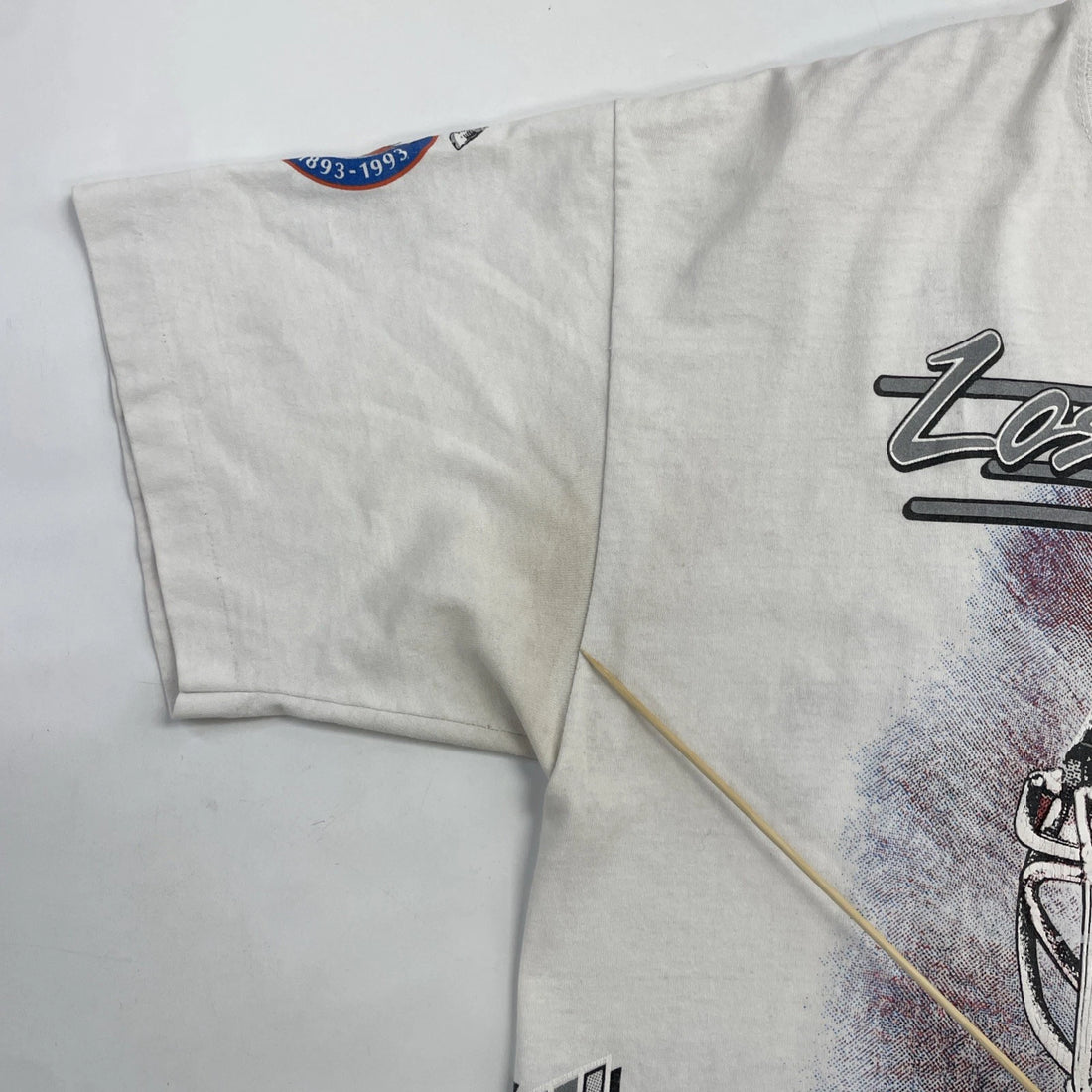 Vintage Los Angeles Kings Bulletin Athletic T-Shirt XL All Over Print 90s NHL