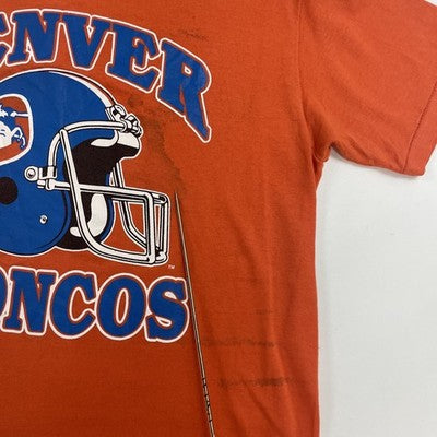Vintage Denver Broncos T-Shirt Size Medium 80s 90s NFL