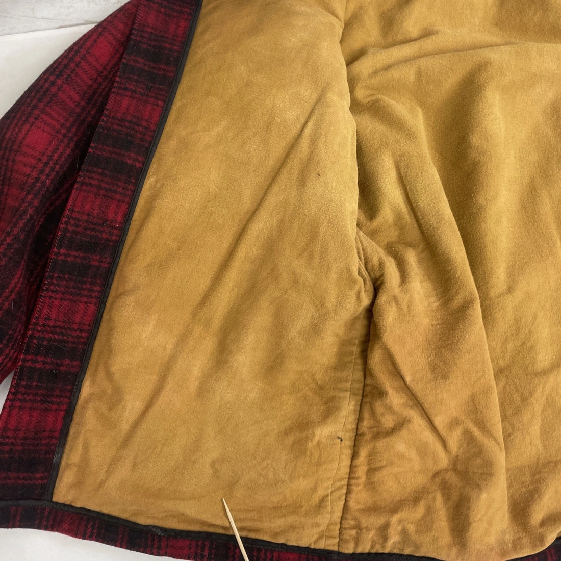Vintage Woolrich Wool Mackinaw Hunting Coat Jacket Size 38 Plaid