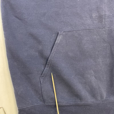 Vintage Carhartt Sweatshirt Hoodie Size Large Blue