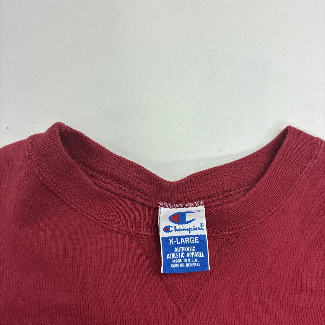 Vintage Champion Crewneck Sweatshirt Size XL Red