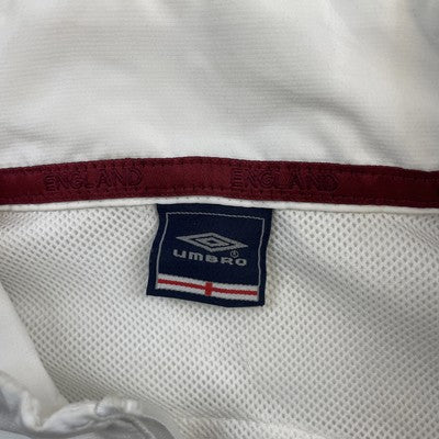 Umbro England 1/4 Zip Pullover Windbreaker Light Jacket Medium Soccer Football