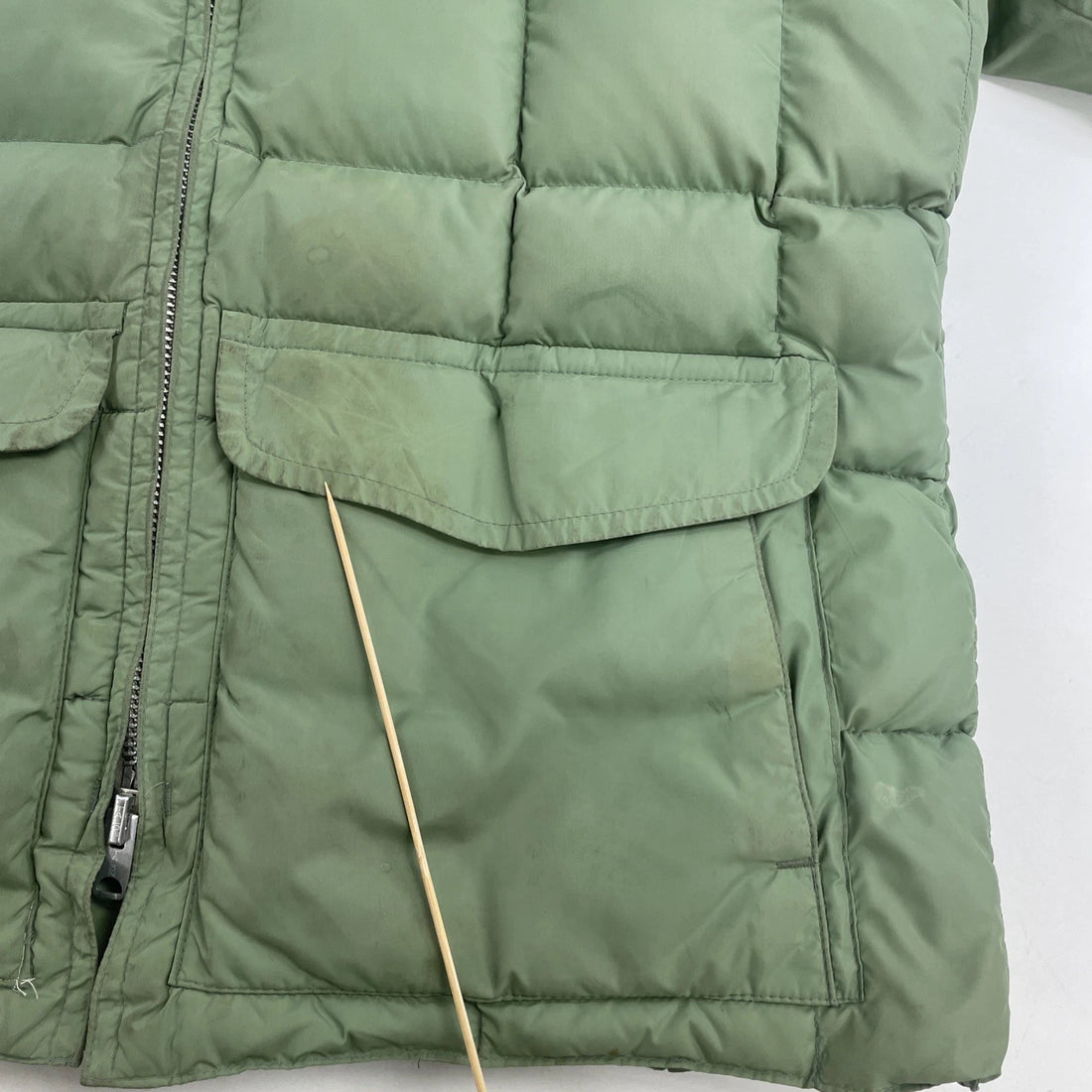 Vintage Comfy Seattle Quilted Parka Coat Jacket XL Green Goose Down Insulated