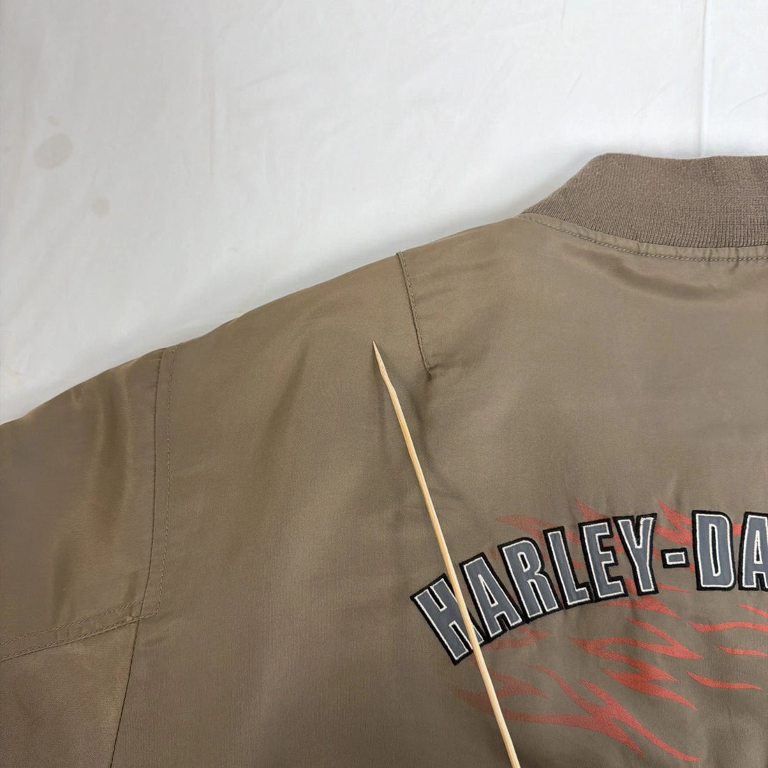 Harley Davidson Motorcycles Engine Bomber Jacket Size 2XL Embroidered
