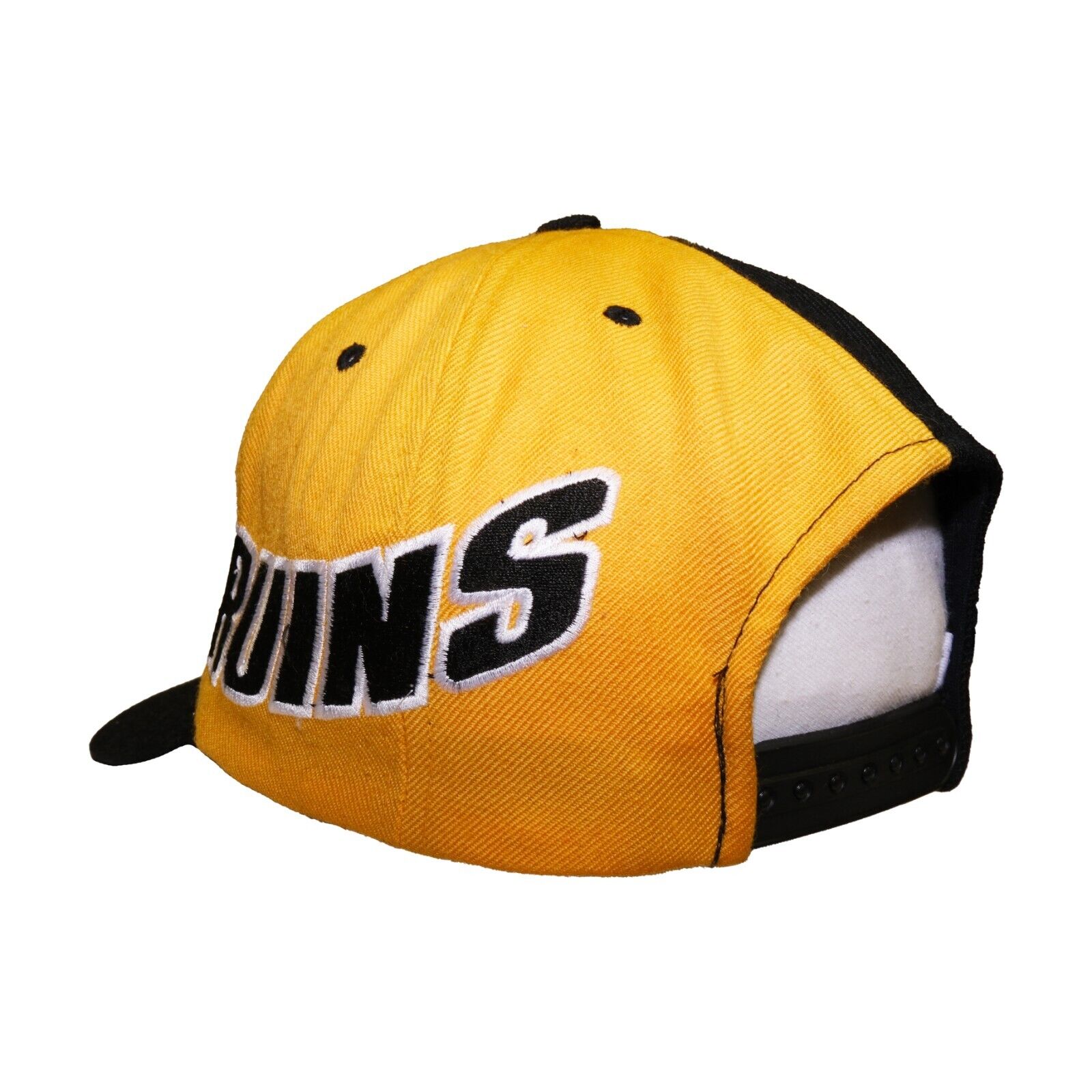 Vintage Boston Bruins Two Tone Wrap Around Snapback Hat Cap OSFA