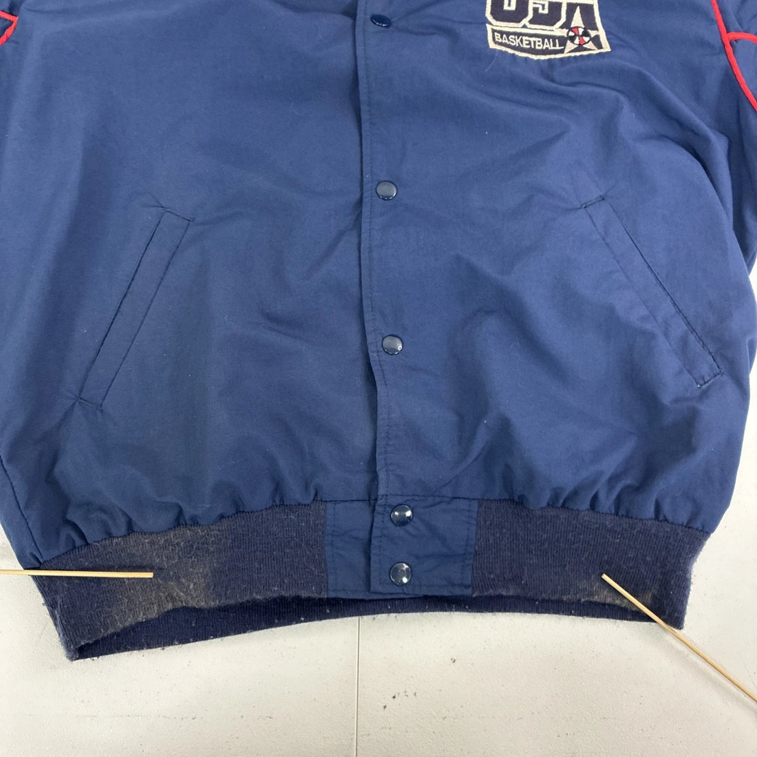 Vintage USA Basketball Olympics Starter Jacket Size Large