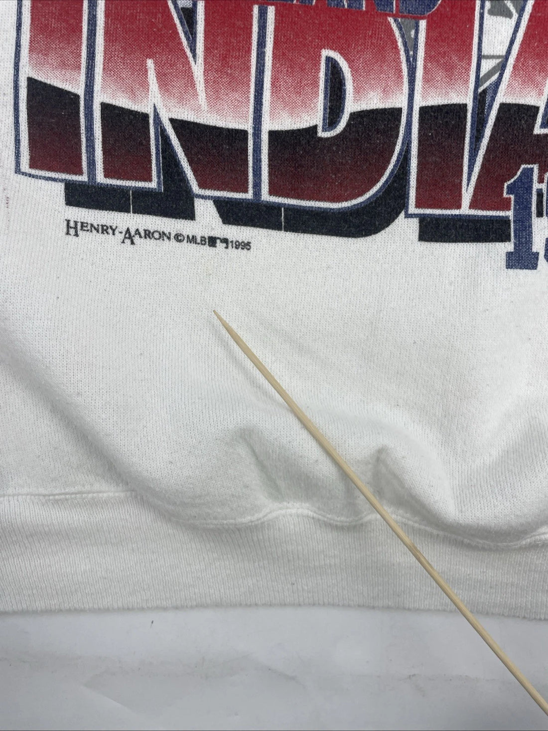 Vintage Cleveland Indians AL Champs Crewneck Sweatshirt Size Large 1995 90s MLB