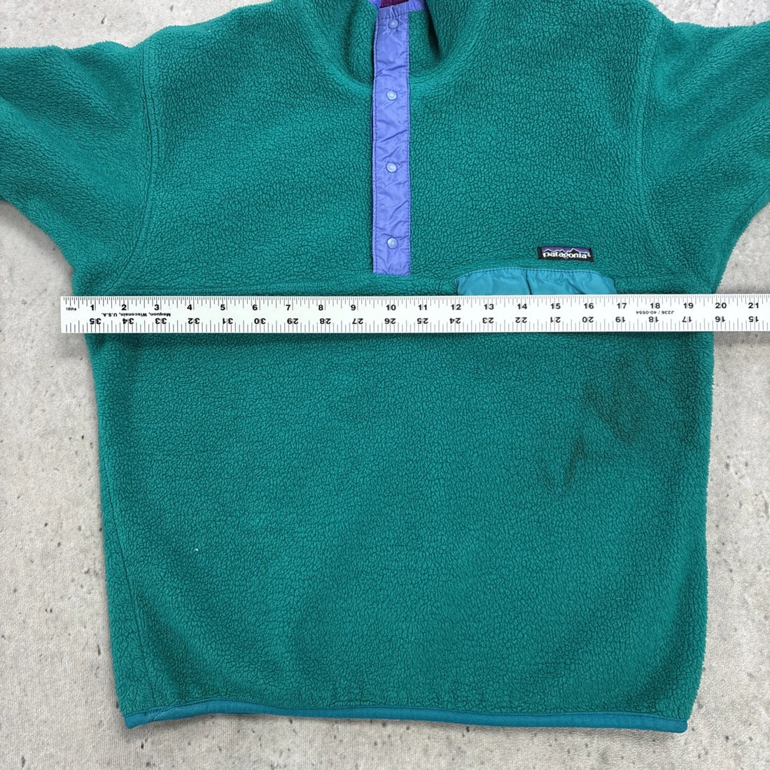 Patagonia Synchilla Snap T Fleece Jacket Size Small 80s 90s