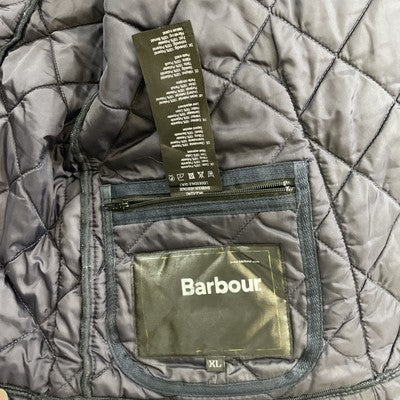 Barbour Heritage Liddesdale Quilt Coat Jacket Size XL Blue