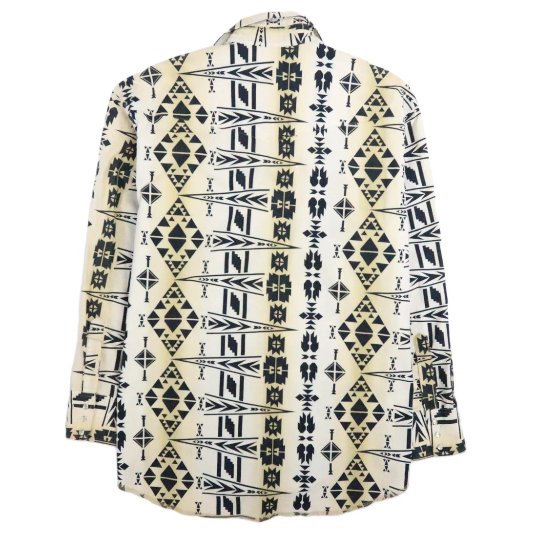 Vintage Wrangler Pearl Snap Shirt Size Large Western Aztec
