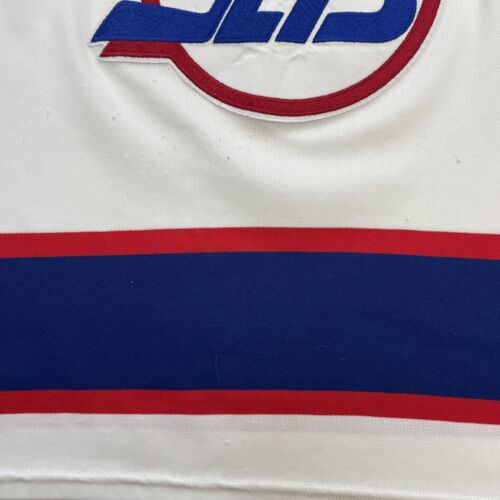 Vintage Winnipeg Jets CCM Jersey Size XL White NHL