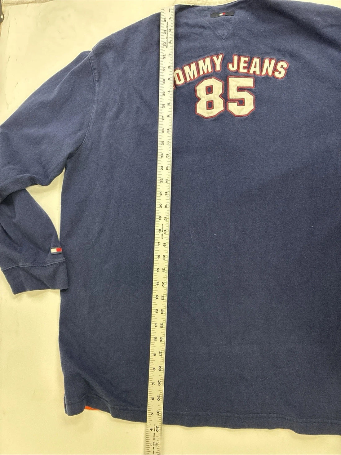 Vintage Tommy Hilfiger Jeans Rugby Shirt Size 2XL