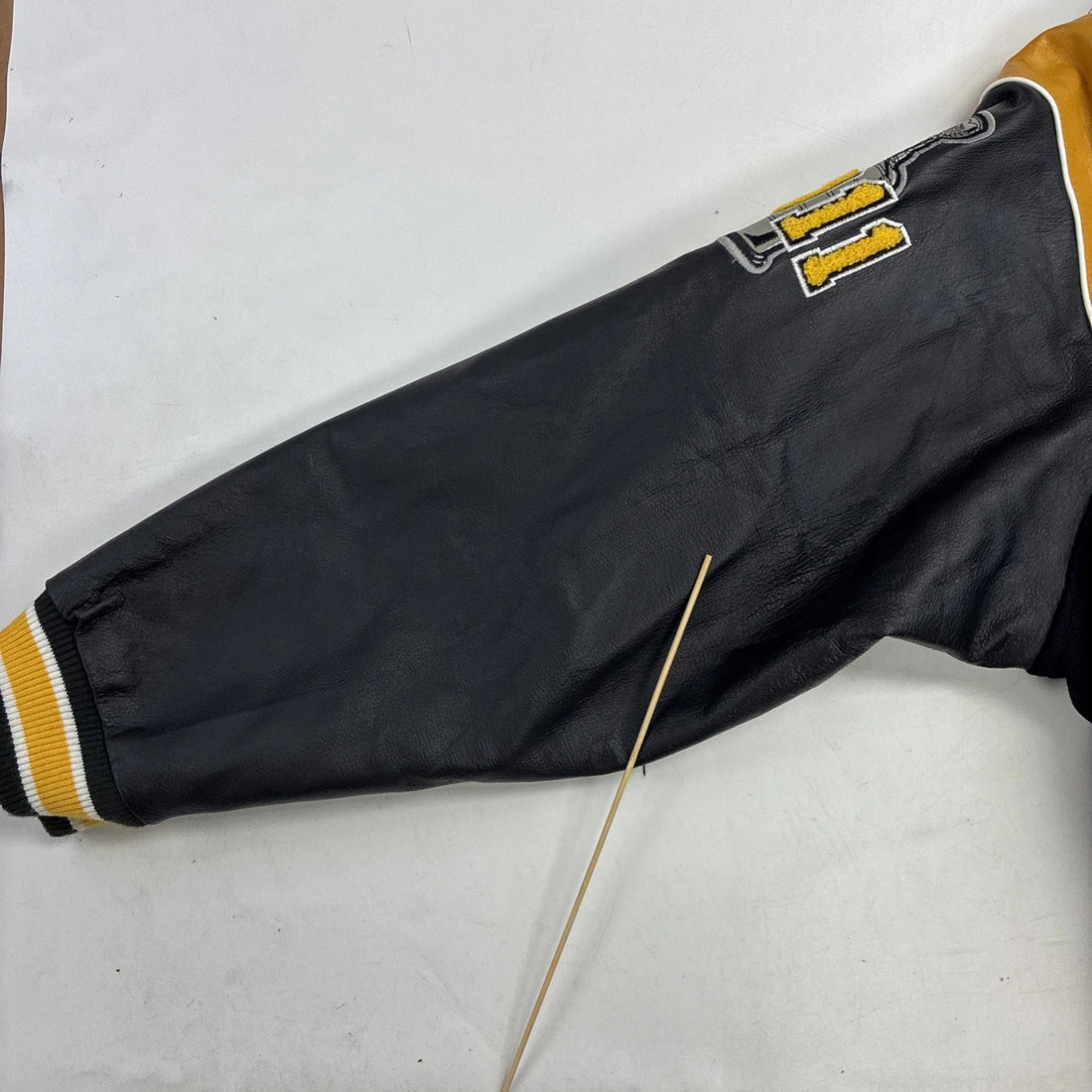 Boston Bruins Stanley Cup G-III Carl Banks Leather Wool Varsity Jacket 4XL NHL