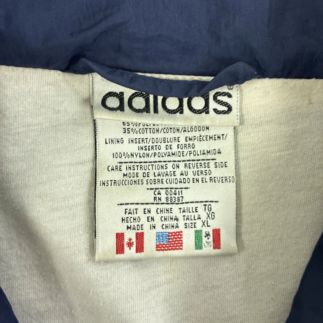 Adidas Windbreaker Light Jacket Size XL