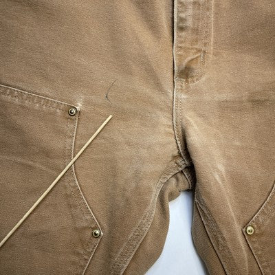Carhartt Canvas Carpenter Double Knee Work Pants Size 36 X 30 Brown