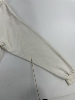 Vintage Nike Middle Swoosh Sweatshirt Hoodie Size Small White 90s