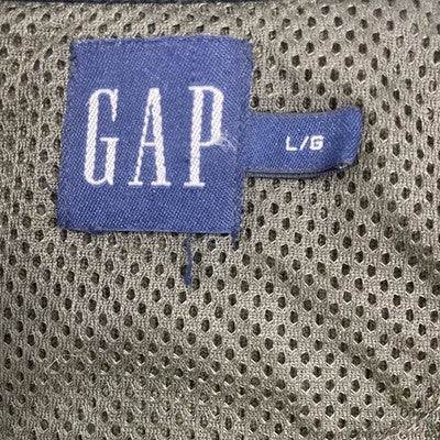 Gap Deep Pile Fleece Vest Jacket Size Large Green
