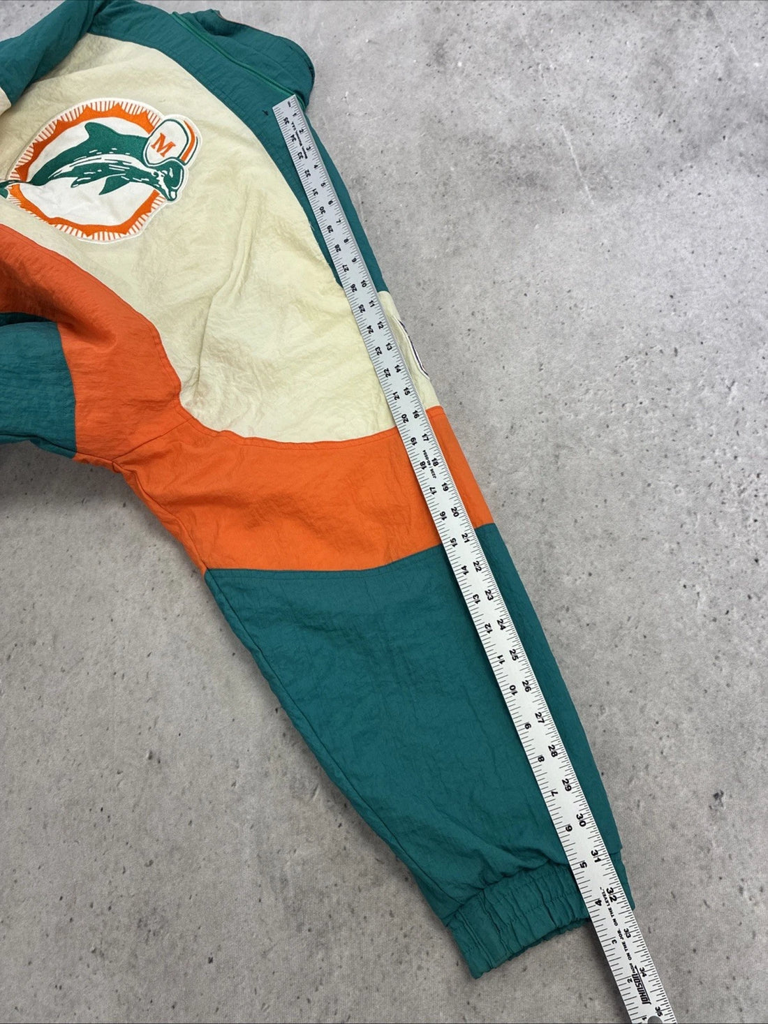 Vintage Miami Dolphins Apex One Puffer Jacket Size XL 90s NFL