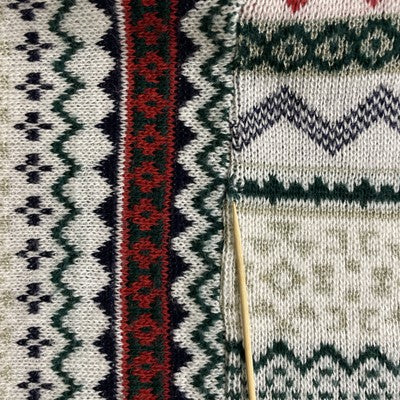 Vintage Yessica Fair Isle Crewneck Sweater Size Large