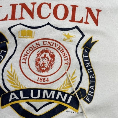 Vintage Lincoln University Alumni Crewneck Sweatshirt Size XL 90s