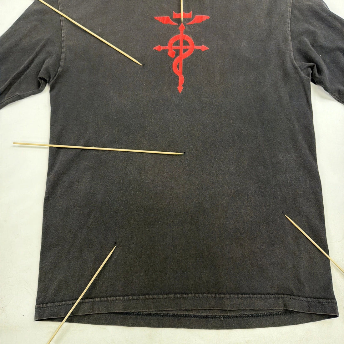 Vintage Full Metal Alchemist Long Sleeve T-Shirt Size Medium Anime Manga 2004