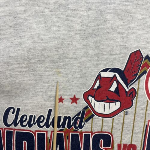 Vintage Cleveland Indians Division Series T-Shirt Size XL 1995 90s MLB