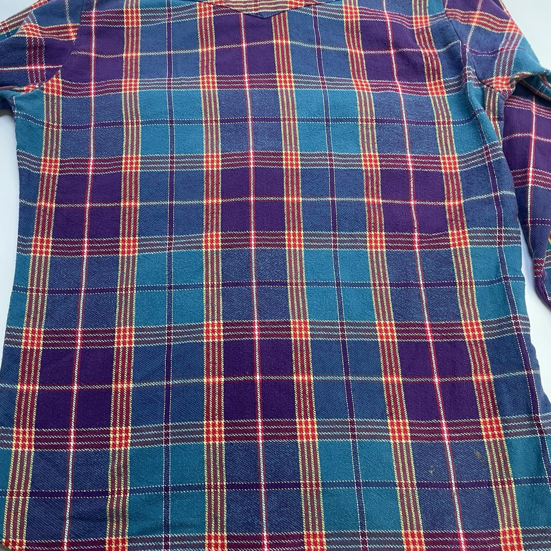 Vintage Saddle King Western Pearl Snap Shirt Size Large Plaid